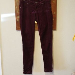 Carmar burgandy corduroy jeans